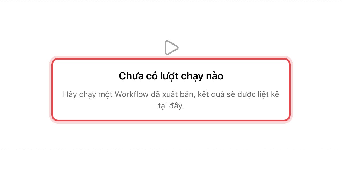 Hiện tại: Nói chỉ lượt chạy đã xuất bản mới hiện